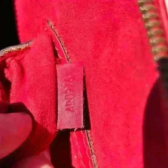 Louis Vuitton Red Alma straight from Vintage Vault high end collector closet - Picture 8 of 17